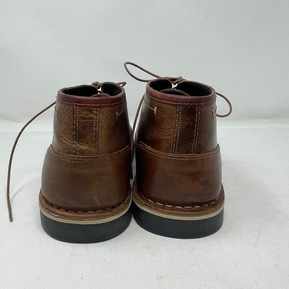 Steve Madden Harken 247 Ankle Chukka Boots Mens Size 9 Cognac Leather Lace Up - Picture 9 of 12